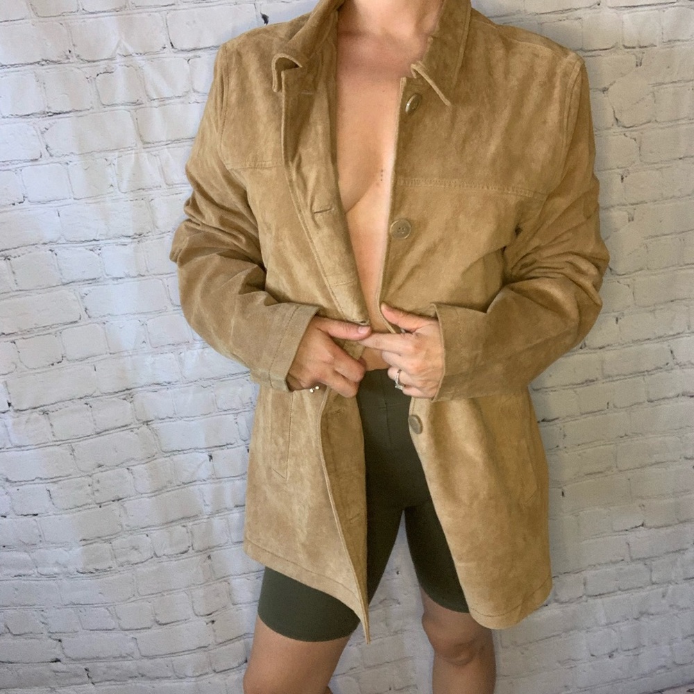 100% 90’s Suede Tan Jacket